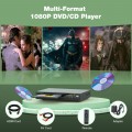 GCZ DVD Player for TV with HDMI/AV/Coaxial Output and USB Input, DVD Player for Home Built in PAL/NTSC System