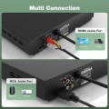 GCZ DVD Player for TV with HDMI/AV/Coaxial Output and USB Input, DVD Player for Home Built in PAL/NTSC System